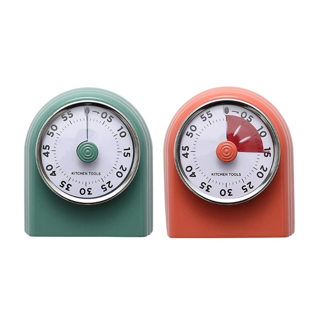 minutnik, 60-minute Kitchen Mechanical Countdown Time Management Tool(Argento)