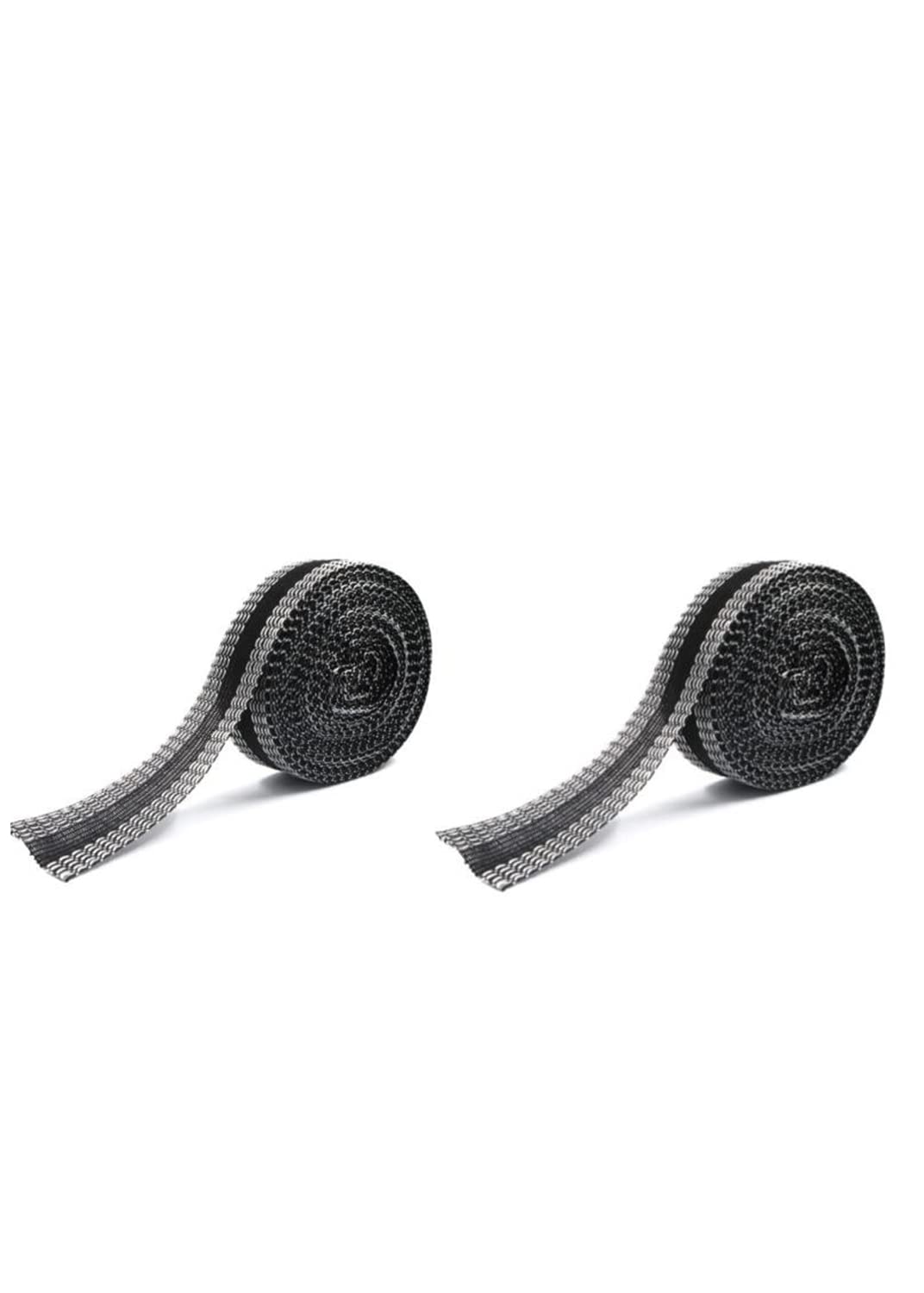 NALACAL 2Pcs 32.8ft Pants Edge Shorten Mouth Paste, Permanent Washable Iron-On Hem Clothing Tape, Sewing Adhesive Tape, Fabric Fusing Tape for Pants, Jeans, Clothes (Black)