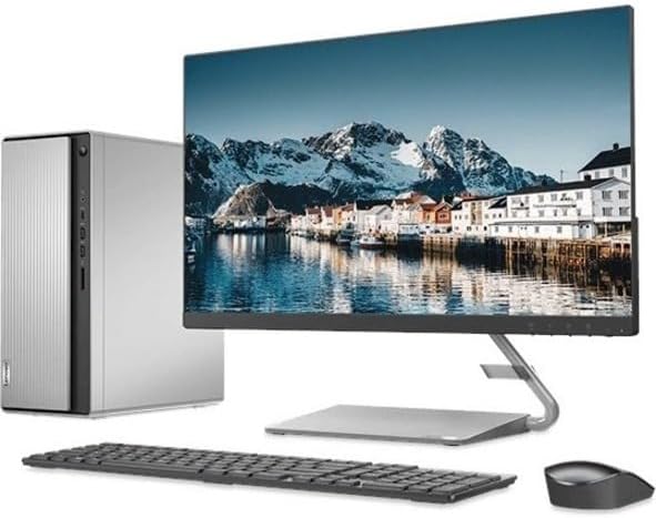 Lenovo IdeaCentre 5 14IOB6 90RJ00C5US Desktop Computer - Intel Core i7 10th Gen i7-10700 Octa-core (8 Core) 2.90 GHz - 12 GB RAM DDR4 SDRAM - 256 GB M.2 PCI Express NVMe SSD - Tower - Mineral Gray