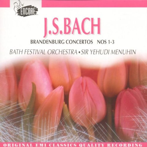 Brandenburg Concerti 1-3 [Audio CD] Bach; Menuhin and Bayreuth Festival Orchestra