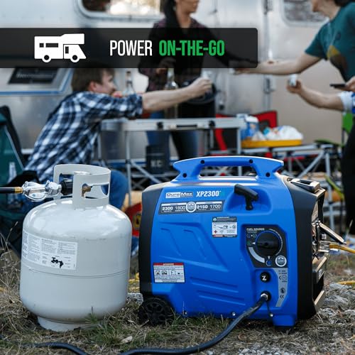 Image of DuroMax XP2300iH 2,300-Watt Dual Fuel Portable Digital Inverter Generator - Gas & Propane, RV & Emergency Ready