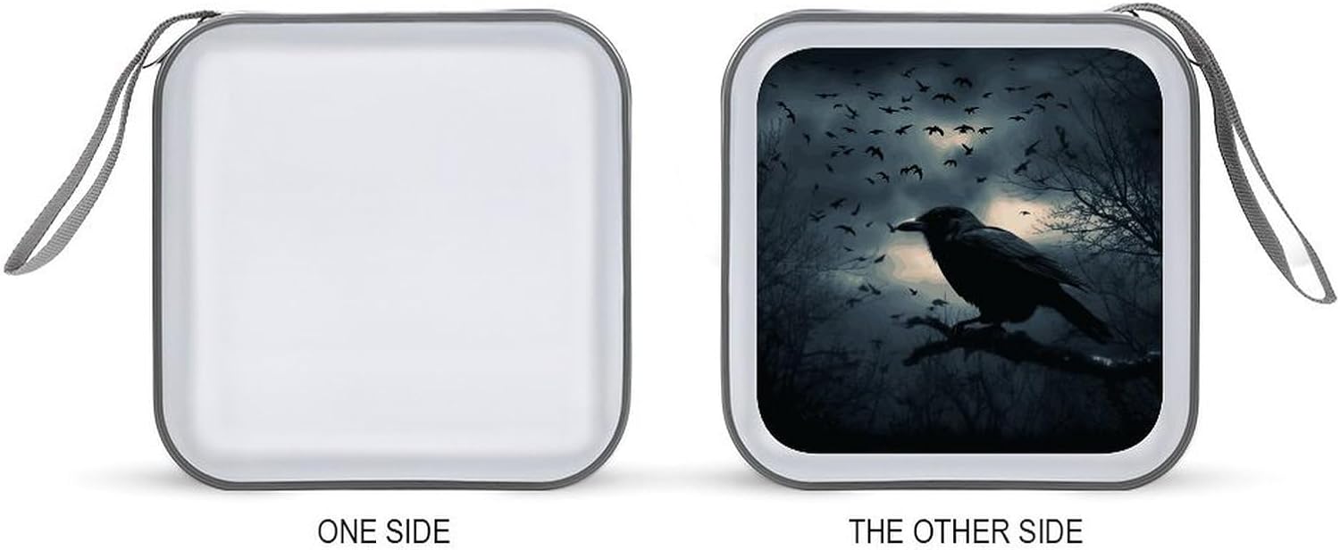 Night Crow CD Case CD Storage Box DVD Sleeves