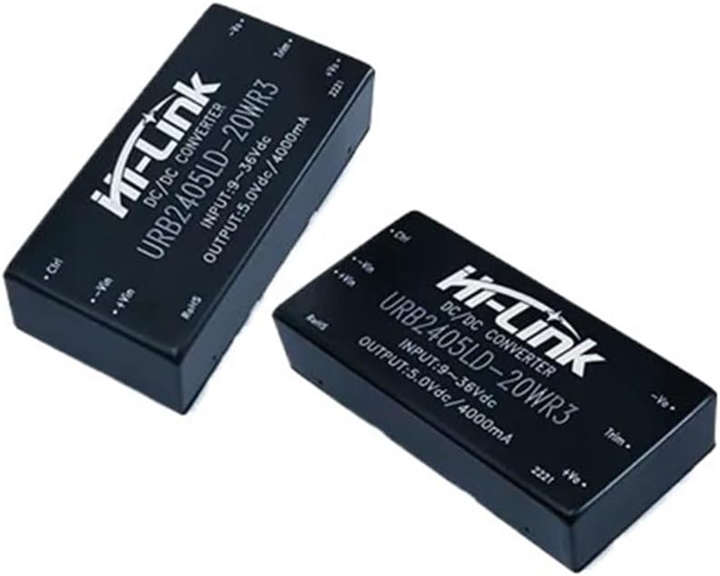 DC-DC Power Supply Module 9-36V Input URB2405LD-20WR3 5V 20W Output Step Down Switch Converter Adjustable(URB2412LD-20WR3)