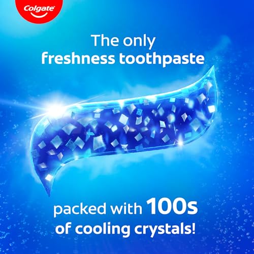 Image of Colgate MaxFresh Toothpaste, Blue Gel Paste with Menthol for Super Fresh Breath, 450g Peppermint Ice, Saver Pack (300 gm + 150 gm)
