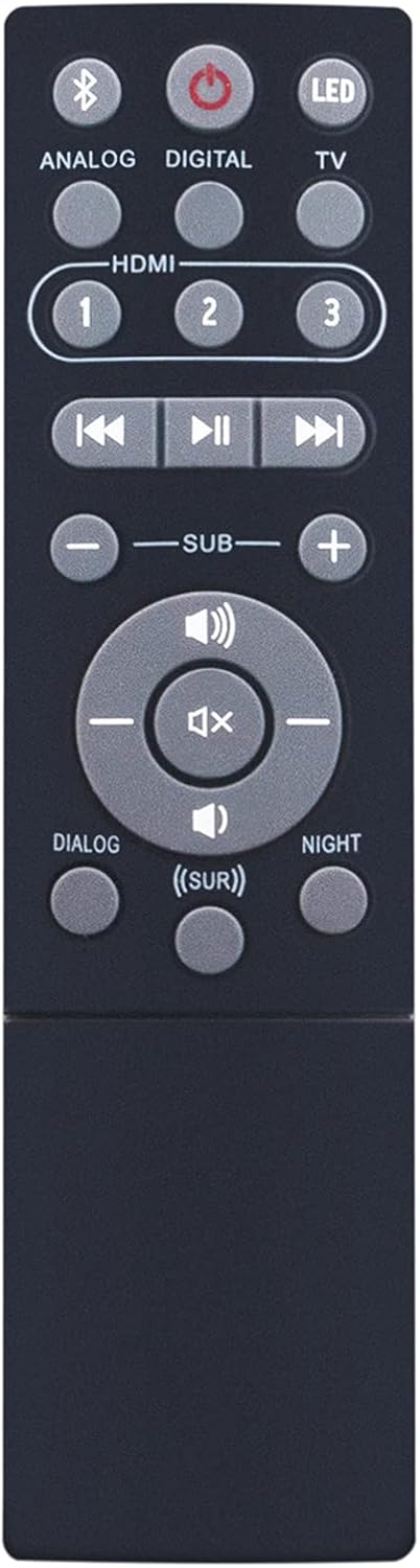 Replacement Remote Control Applicable for Klipsch Soundbar RSB-11 1063117