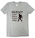 The Bold Banana Men's Bigfoot Doesn't Believe in you T-Shirt – XL – Gray