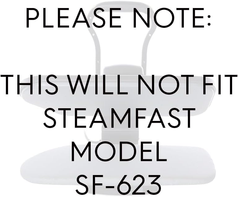 TIVIT Padded Cover for Steamfast SF-680 Mid-Size Steam Press, Alumitek Top Coating, Scorch Resistant, Thick Padding, Fastener Straps, Pull Bungee, 25x10.5”, Made in Italy