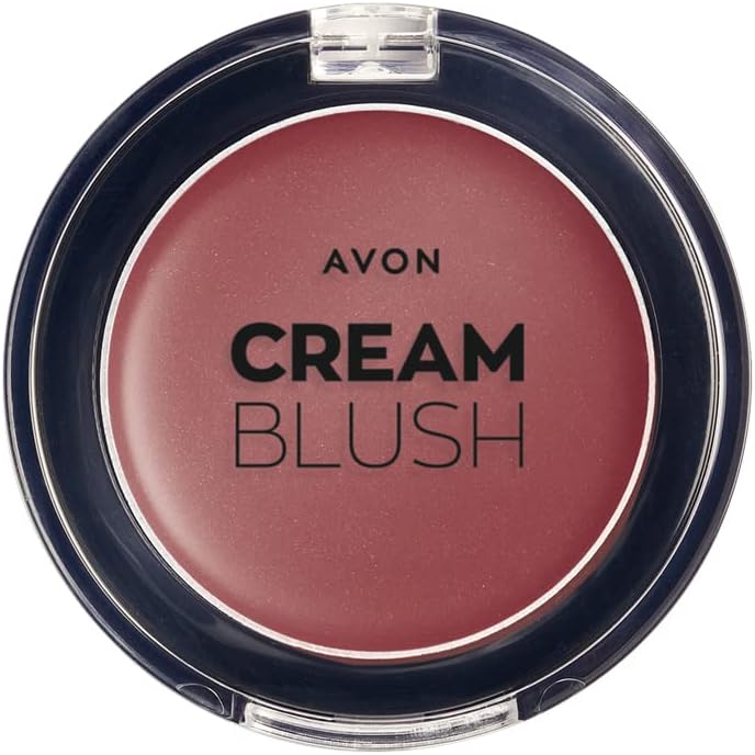 Avon Cream Blush Soft Plum, Creamy, Lightweight and Easy-to-Blend Formula for a Natural Hint of Sheer Lip and Cheek Colour