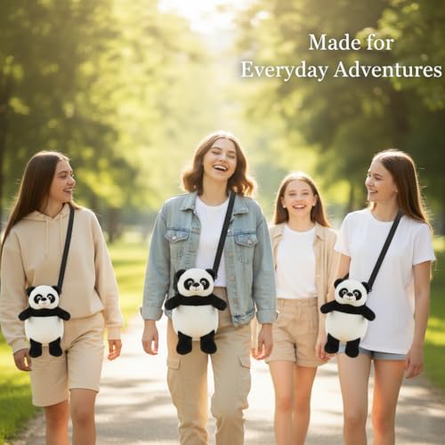 Bolso cruzado de panda A2Z para niñas con bloqueo de móvil 3