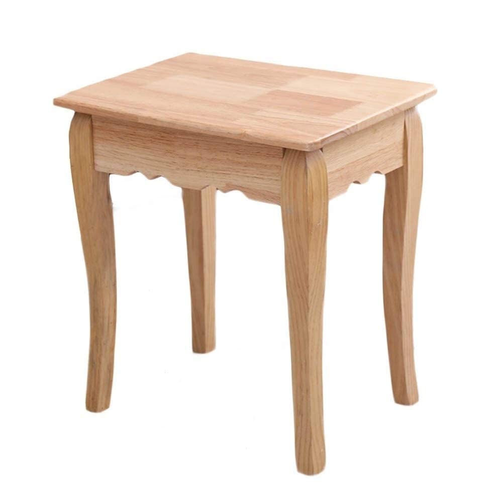 Tabourets à manger et repose-pieds pouf canapé en bois coloris H