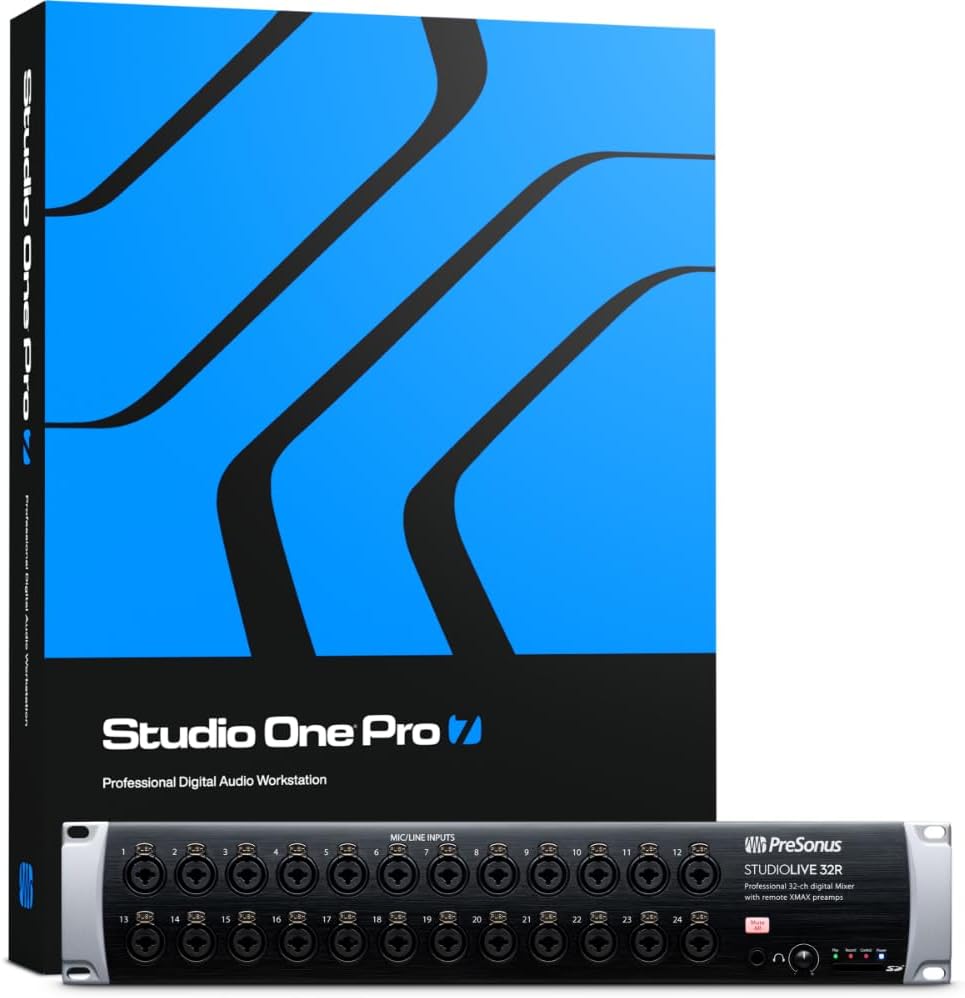 StudioLive 32R, 34-input, 32-Channel Rack Mixer, Stage Box and Audio Interface