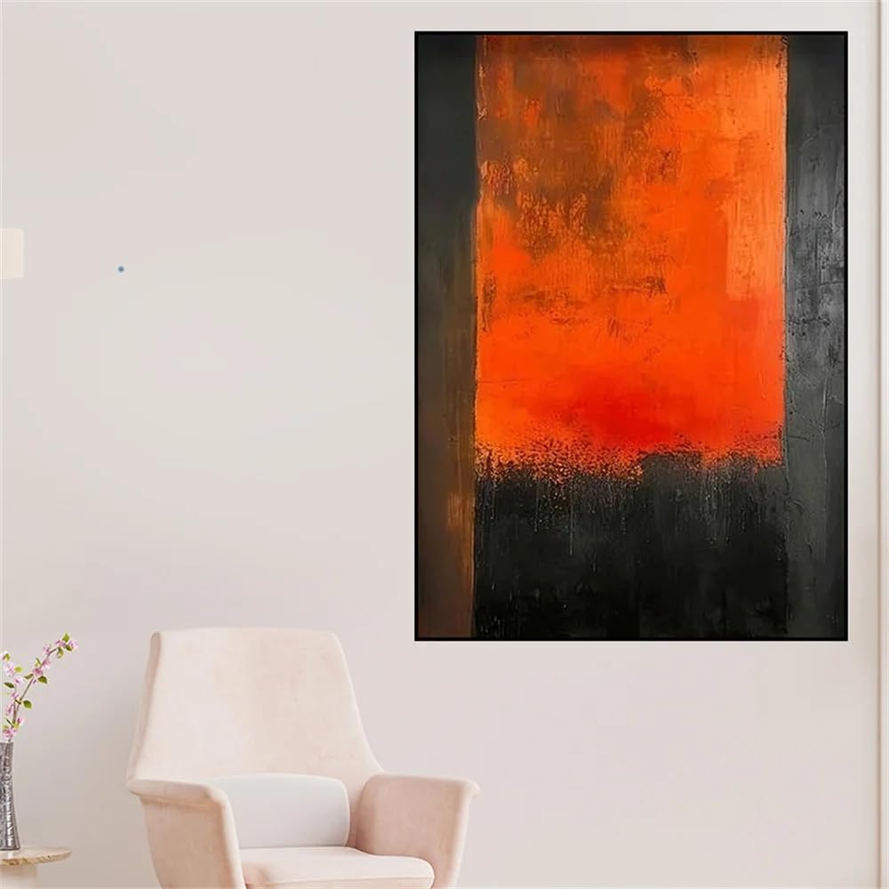 LMYSXAOZ Abstract Flwoers Prints On Canvas Oil Painting Art Blue Wall Home Living Room Picture Office interior Decoration(60x85cm)