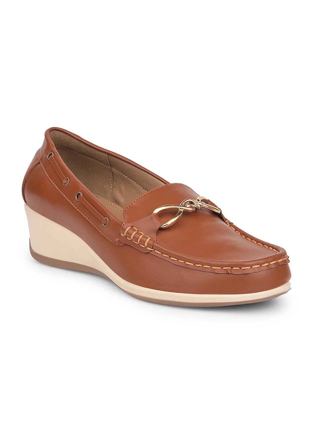 Women Casual Loafer Shoes - Tan-image-24