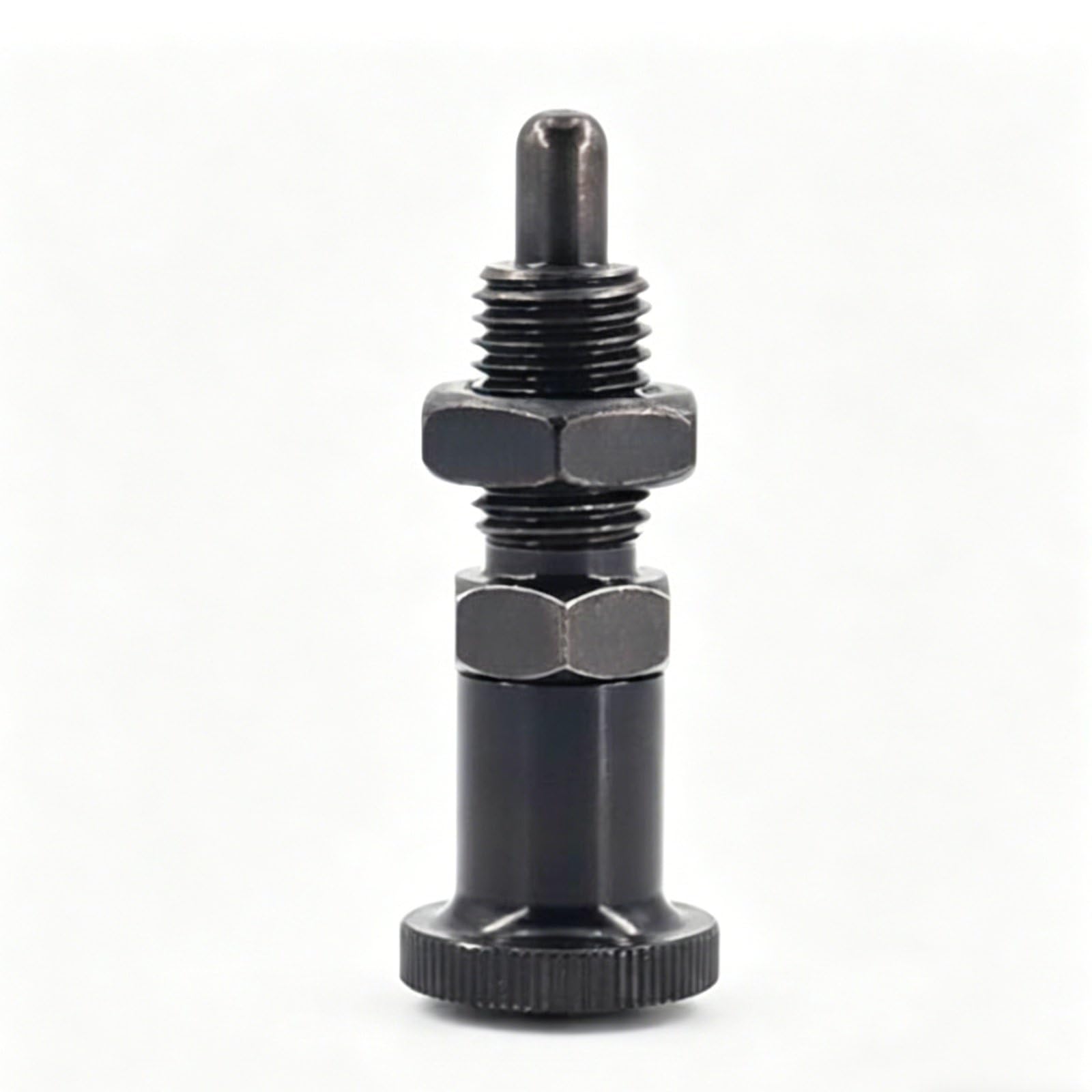 High Hardness Indexing Plunger Wear-Resistant Quick Release Indexing Fastener Anti-Rust Knob Plunger with Locking Nut Corrosion-Proof, M6, Pxkn|Spring Pins-image-10