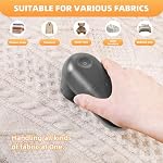 Electric Fabric Shaver and Lint Remover, Portable Fuzz Remover for Clothes and Furniture, Battery Operated, Easy to Use and Clean, Suitable for Sweaters, Blankets.（Dark Grey） - Image 5