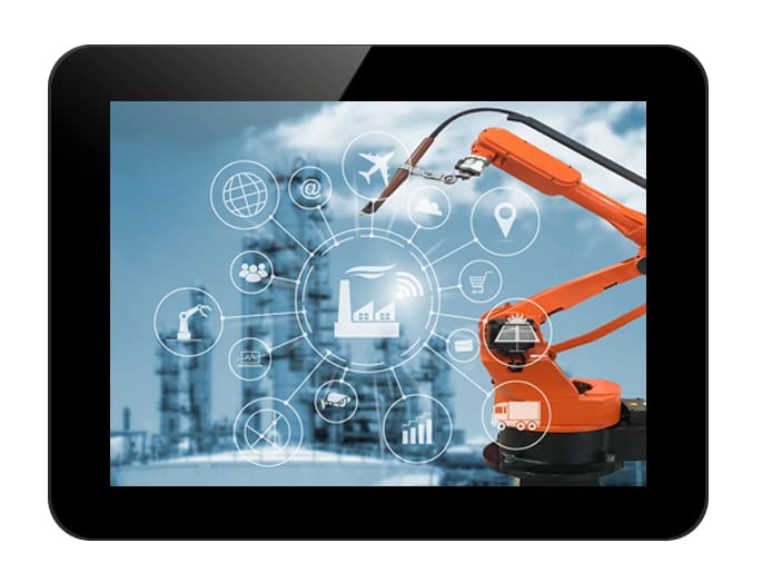 LEANGLE 10.4" 4:3 Industrial Embedded Touch Panel PC All-in-one,Capacitive Touch Screen,Intel CORE i