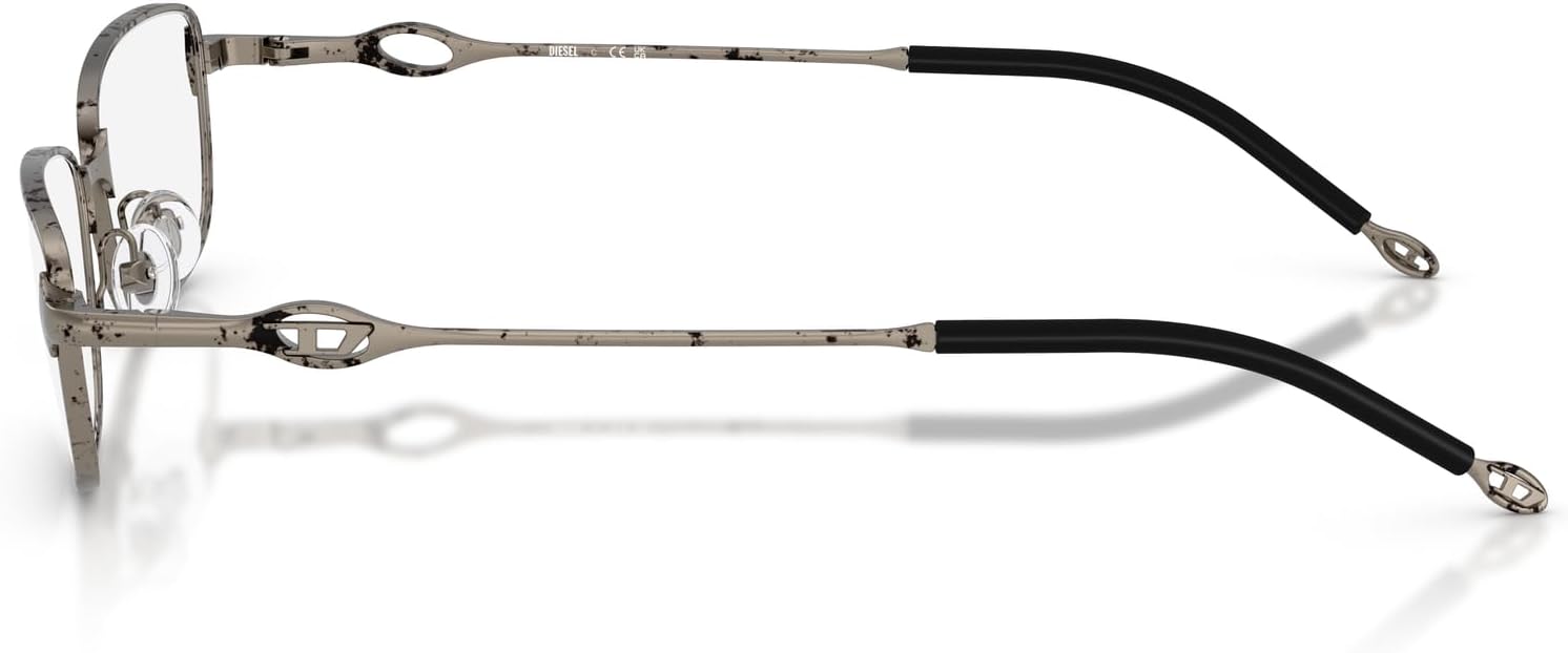 Diesel Unisex Dl5002 Rectangular Prescription Eyewear Frames