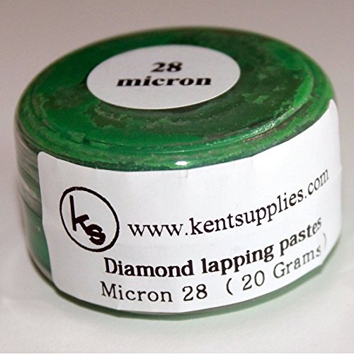 Kent Grit 28 microns Diamond Polishing Paste Lapping Compound in 20gr Container