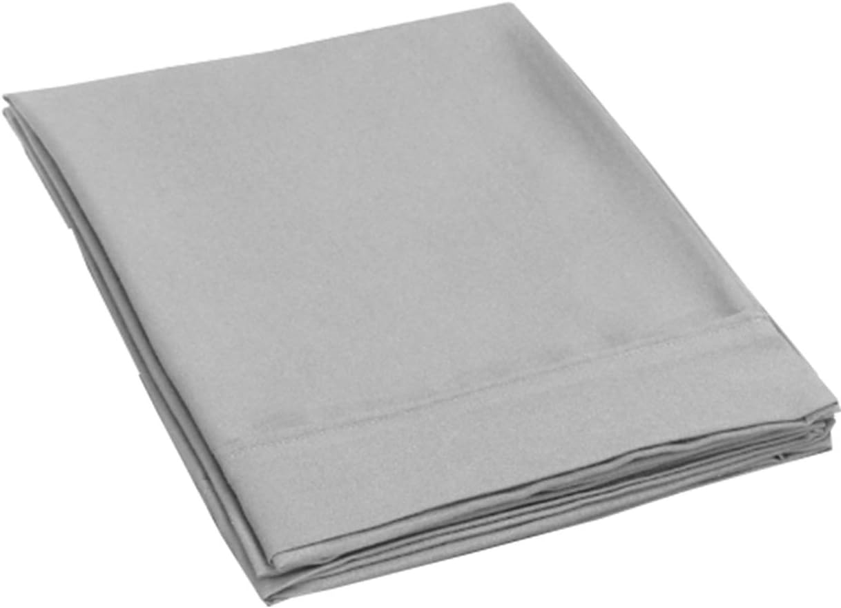 SILIPA Flat Sheet Queen Size 1-Piece Extra Soft Brushed Microfiber Machine Washable Wrinkle-Free Breathable Easy Care (Gray, Queen) : Home & Kitchen