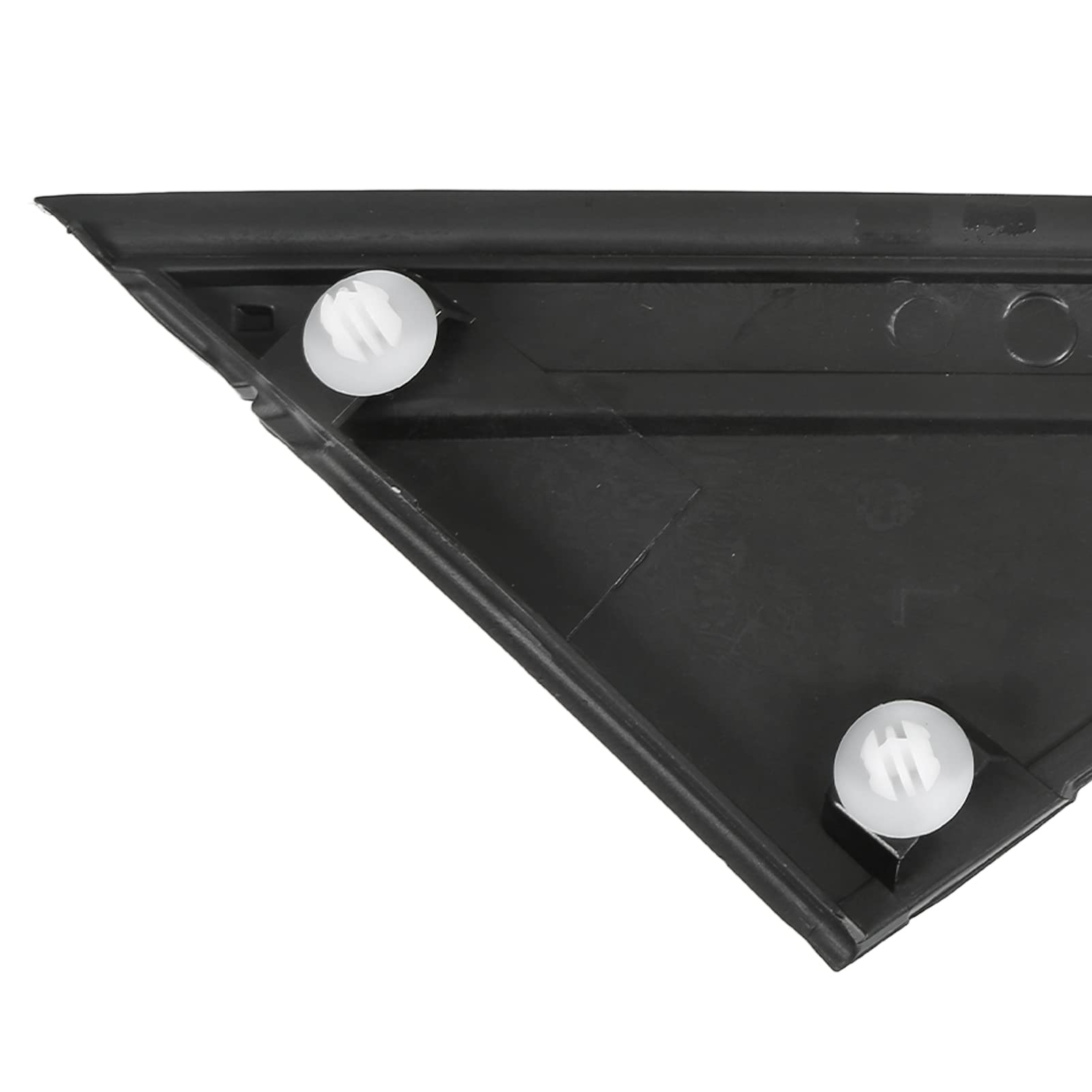 Coperchio Bandiera dello Specchio della Porta, Coppia di Driver del Pannello Applique Flag Mirror Flag e Passenger, 1SH17KX7AA, 1SH16KX7AA, per fiats 500 2012-2019 (nero lucido)