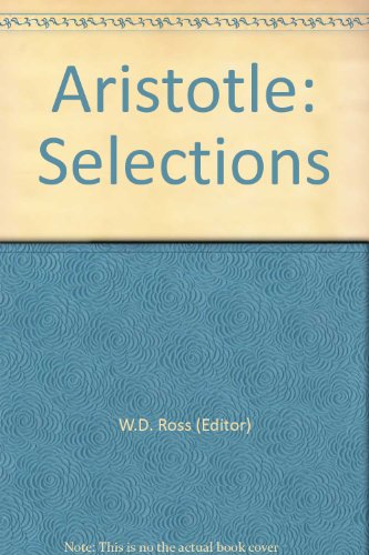 Aristotle: Selections B006K4EFYW Book Cover