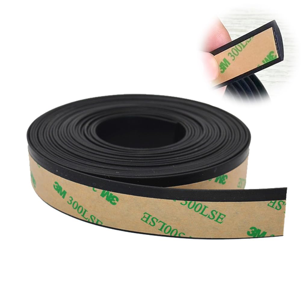Azonee Windshield Sunroof Seal Strip, Roof Trim Molding Rubber Car Window Seal Strip for Car Front & Rear Windshield Sunroof Windows Weather Sealing Stripping (23FT/7M)