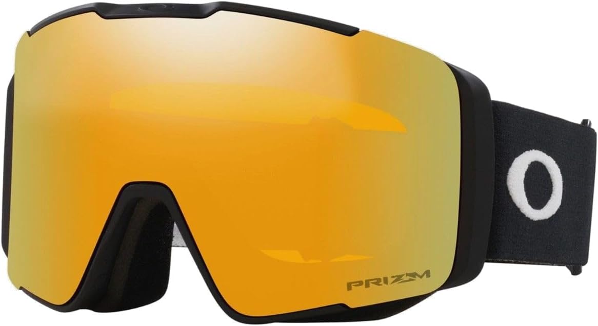 Oakley Line Miner L Pro Snow Goggles Matte Black with Prizm 24K Iridium and Prizm Clear Lens + Goggle Case