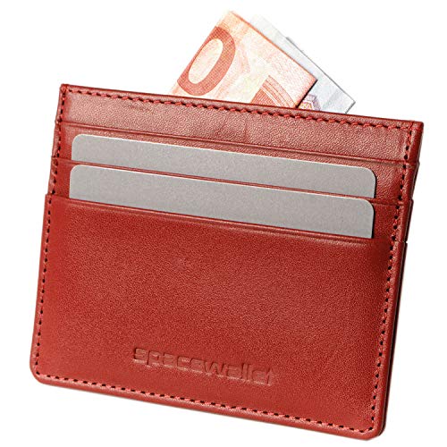 Space Wallet - Cartera para hombre  rojo burdeos