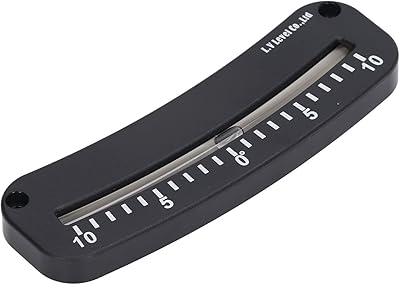 Tube Clinometer, Tube Clinometer, 10 to 0 to 10 Clear Scale Mini Angle Inclinometer with Fixing Hole for Horizontal Micro Angle Test, clinometers