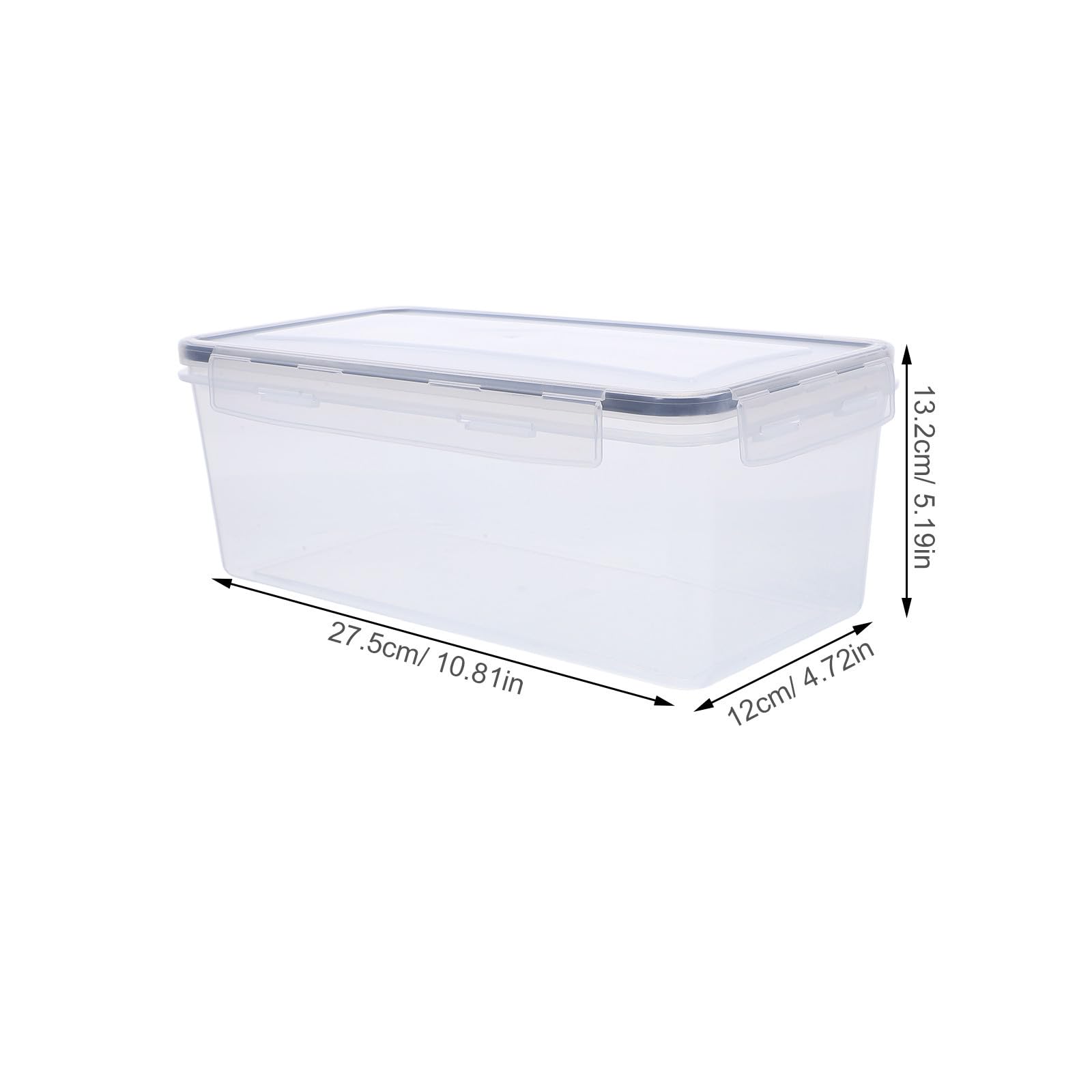 Operitacx Recipientes Herméticos para Preparar Comidas 3,2 L 4 Piezas Pp | Transparencia Alta, Apilables, Organización de Cocina y Conservación de Alimentos