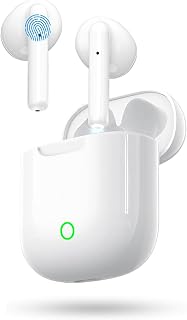 Wireless Earbuds, Bluetooth 5.4 Headphones In Ear with 4 ENC Noise Cancelling Mic, 48H Playtime Hi-Fi Stereo Wireless Earphones, IPX7 Waterproof In-Ear Bluetooth Ear buds for iPhone iOS Android Phone