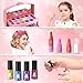 GirlsHome Kids Makeup Set for Girl 56 Pcs Washable Real Cosmetic, Non-Toxic Frozen Toys Toddler Makeup Kit, Frozen Princess Dress up Kit Christmas & Birthday Girl Gift for 3-12 (Frozen Pink)