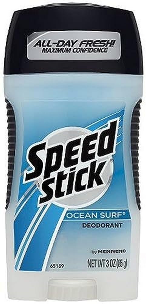 Speed Stick Deodorant, Ocean Surf, 3 Ounce, (Pack of 6) Ocean 3 Ounce (Pack of 6)