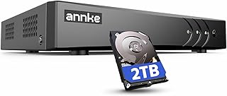 ANNKE DVR 16 Kanal 5MP CCTV Netzwerk Digital Video Recorder H.265+ HDMI DVR mit 2TB Festplatte Echtzeit Überwachung Haussicherheitssystem