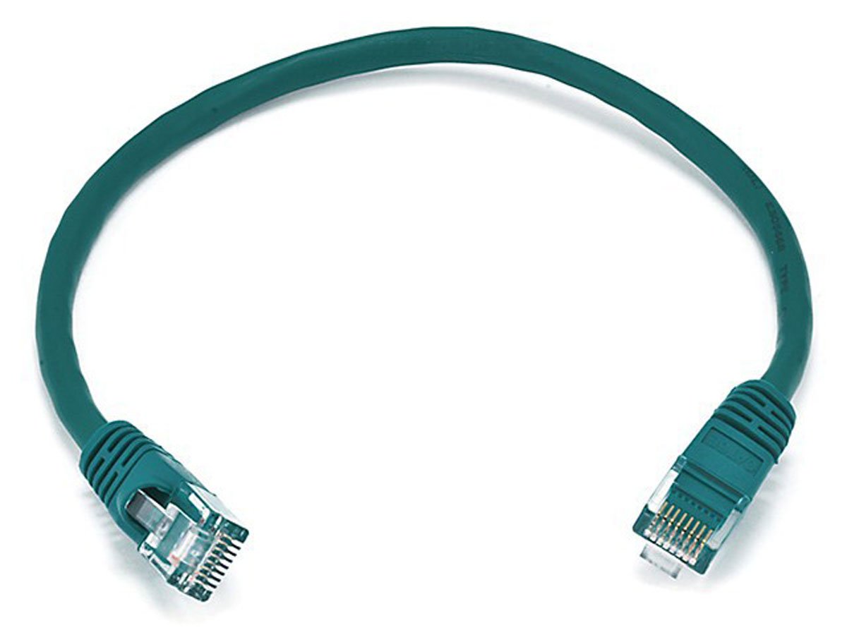 1FT Cat6 550MHz UTP Ethernet Network Cable - Green