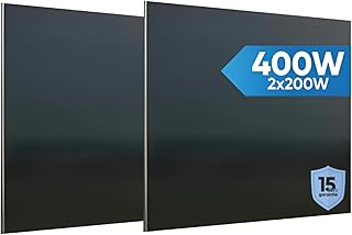 Panneau Solaire en Kit Plug and Play Balcon - 400W - Panneaux Monocristallins avec Micro Onduleur EV500 - Montage Rapide 30 Minutes - Application Tuya - Énergie Verte