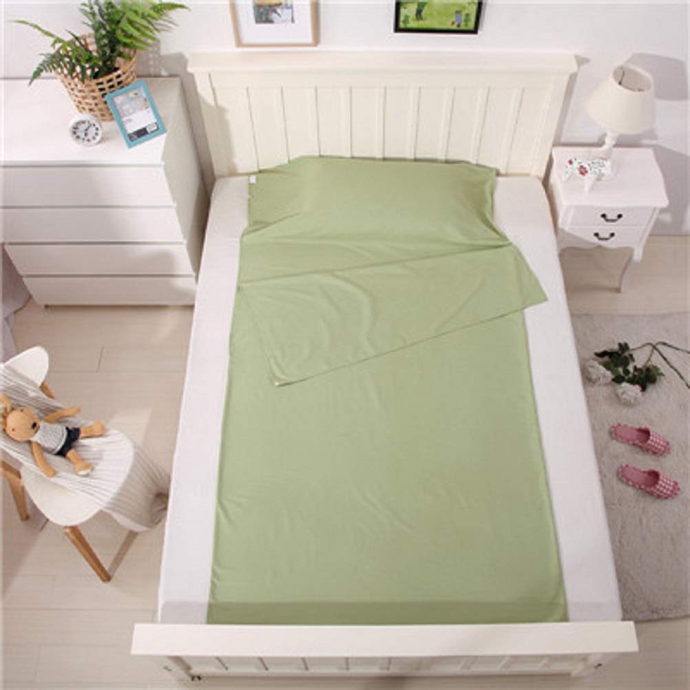 Sacco a pelo da viaggio, campeggio, coperta leggera e compatta per hotel, Uomo, Lyndee, 82.7 X 63 Inch