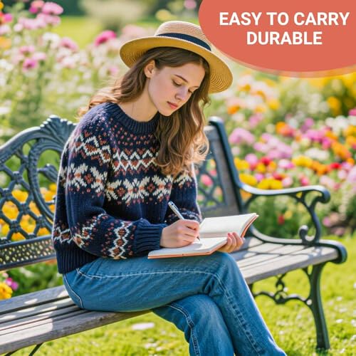 OPPLESIN PU Leder Notizbuch, Vintage Nachfüllbar Gebunden Schönes Reisetagebuch Tagebuch Vintage Travel Notebook (rotbraun)