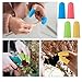 24 Pcs Silicone Hot Glue Finger Caps Finger Protector 3 Sizes Rubber Fingers Covers Anti-Slip Crochet Finger Guard Reusable Finger Protector Sleeve Tips Guard for Sewing Sorting Paper Ironing