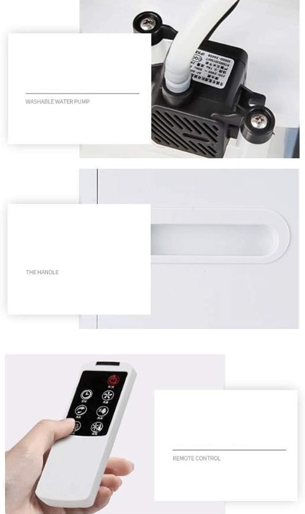 Air Cooler for Home Office Evapative Coolers Air Cooler Commercial Air Conditioning Fan Single Cold Type Household Mobile Small Air Conditioner (Color : Size :)