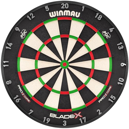 WINMAU Blade Series Cible de fléchettes – Cibles de fléchettes Officielles pour Tournois Professionnels PDC - Blade X