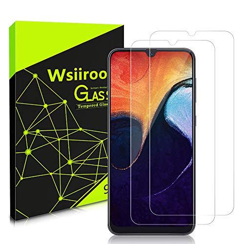 wsiiroon Panzerglas Schutzfolie für Samsung Galaxy A50/A50s/M30s/M31/M30S/M21, Samsung A50 Panzerglasfolie, Finger abdrucksensor, 9H Härte Anti-Kratzer, HD klar Displayschutzfolie A50s(2 Stück)