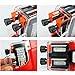 MX6600 Price Tag Gun with 2 Line 10 Digit Labeling Machine for Office Grocery Retail Store Yellow Ink Roller Included (Red)