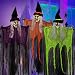 JOYIN 3 Pack 35.3" Hanging Witch with Bendable Arms, Halloween Indoor and Outdoor Decorations
