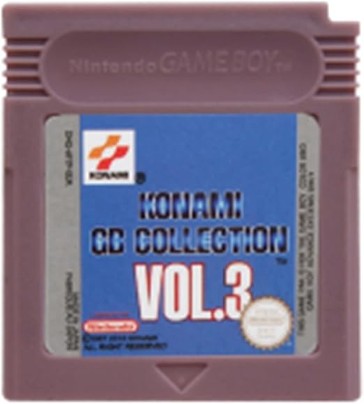 Amazon Co Jp Chenzhen ビデオゲームカートリッジコンソールカード16ビットコナミgbコレクションシリーズニンテンドーgbc英語版 Color Konami Vol 3 パソコン 周辺機器