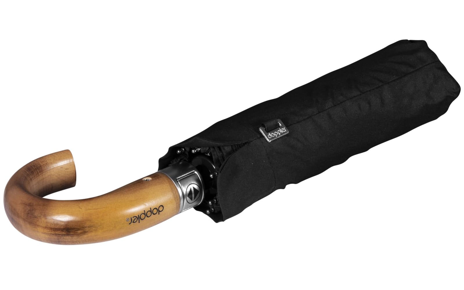 doppler Parapluie Pliant Automatique Compact 10 baleines, Noir | Parapluie ouverture fermeture automatique, Parapluie compact solide