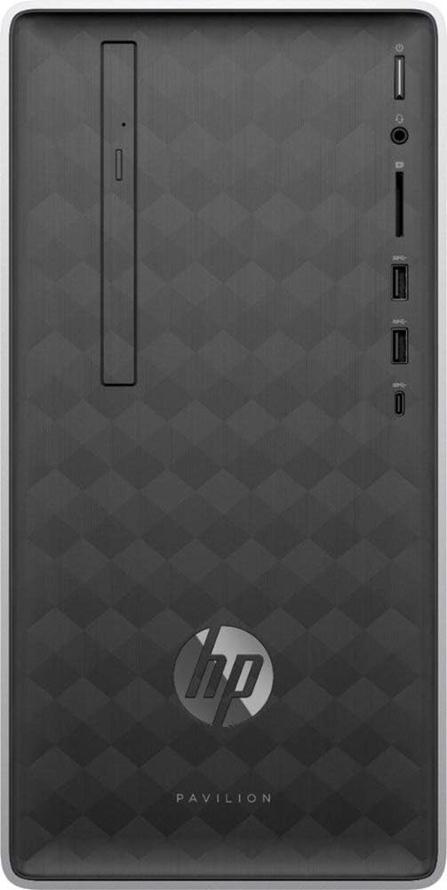 HP Pavilion 590-p0041c Desktop, AMD Ryzen 5 2400G, 8GB RAM, 2TB HDD 3LC22AAR#ABA (Renewed)