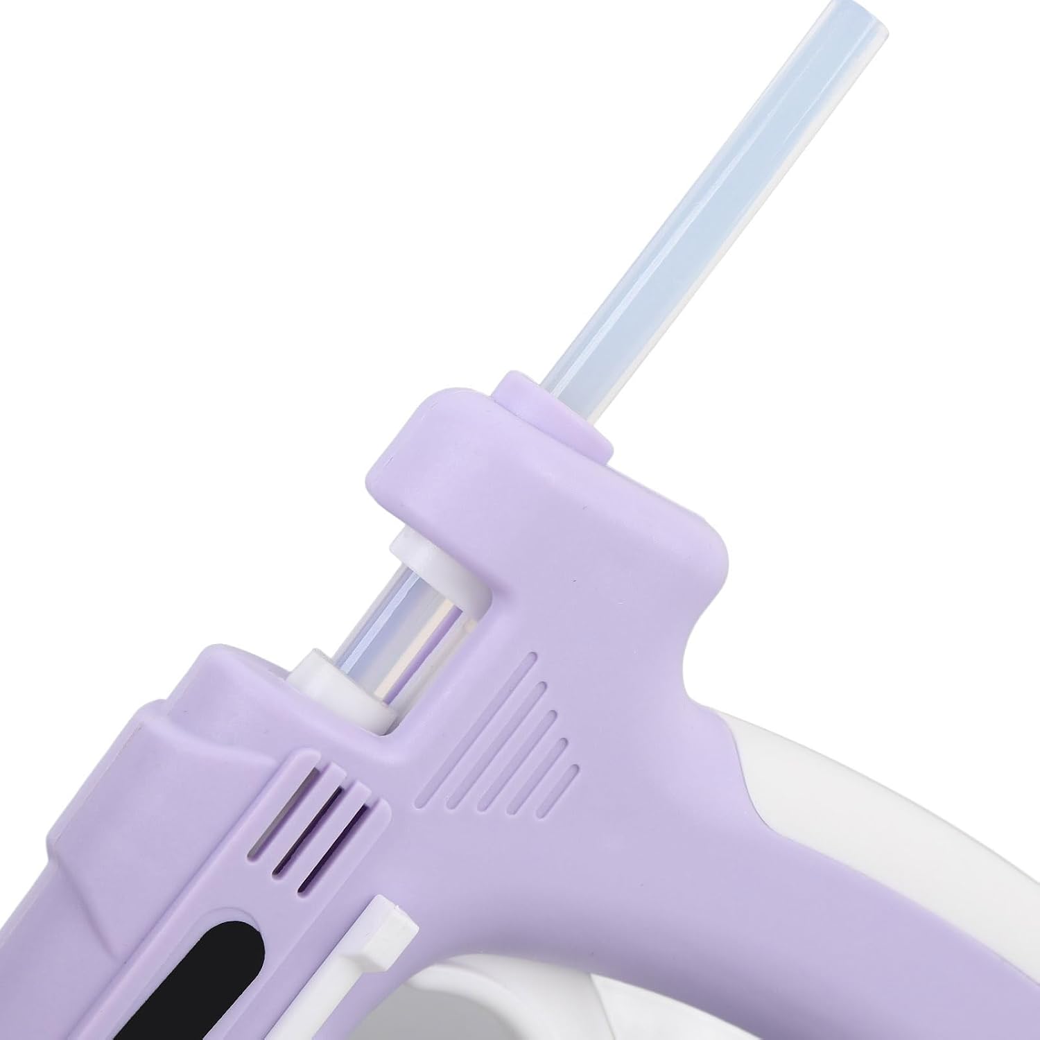 Hot Glue Gun, Cordless Hot Glue Tool with 10Pcs 7mm High Adhesion Glue Sticks, Rapid Heating, Sturdily Bonds Metal, Ceramics, Wood, Crafts, DIY Arts, Leather, etc (Violet)