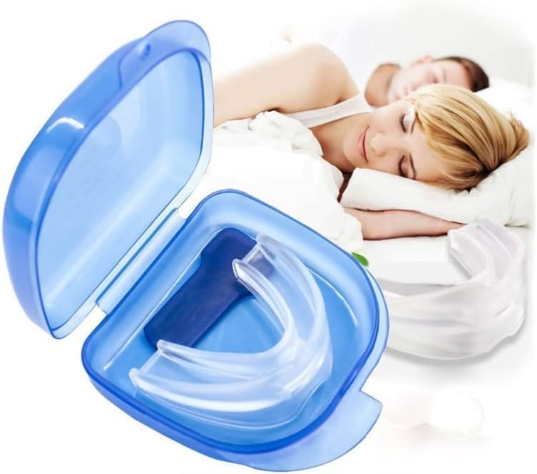 LDATY Anti Snore Mouth Guard for Teeth Grinding,Anti Grinding Mouth Guard for Sleeping,Teeth Retainers Improve Sleep Clear Reusable Teeth Grinding Guard,Mouth Guard to Prevent Bruxism Snore Stopper