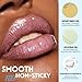 Pudaier Glossy Lip Stain, Excellent Recovery, Moisturizing Lip Care Tinted Lip Oil, Hydrating Plumping Lip Gloss Balm, Non-Sticky Long Lasting Light Texture LipGloss Oil for Dry Lip (10 Slow Dance)